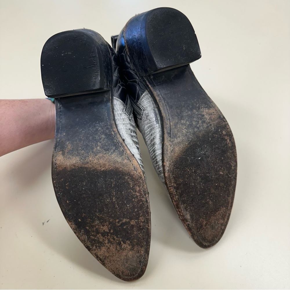 Free People FarylRobin Westley Womens Studded Leather Star Western Ankle Booties - Picture 5 of 12